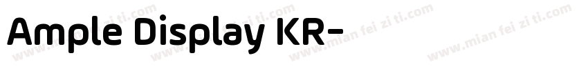 Ample Display KR字体转换